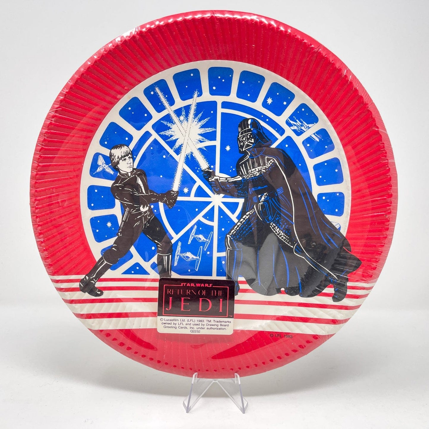 Vintage Drawing Board Star Wars Food ROTJ Party Set - Sealed Plates, Napkins & Cups