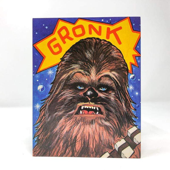 Vintage Drawing Board Star Wars Non-Toy Chewbacca Greeting Card w/ Envelope