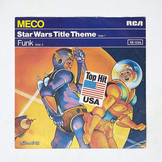 Vintage Foreign Vinyl Star Wars Non-Toy Star Wars Disco 7" Record - MECO - Germany (1977)