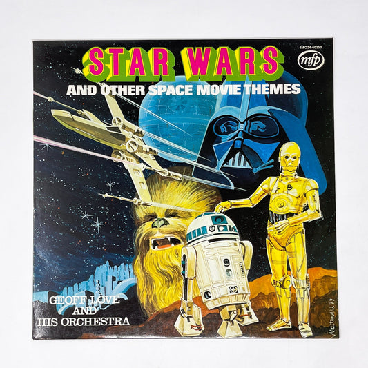 Vintage Foreign Vinyl Star Wars Vinyl Star Wars & Other Spece Movie Themes 12" Record - Belgium (1977)