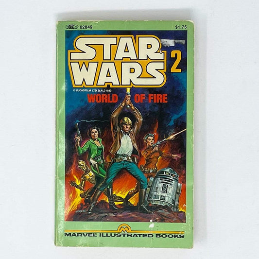Vintage Kenner Canada Star Wars Non-Toy Star Wars Marvel Illustrated Novel #2 - World of Fire