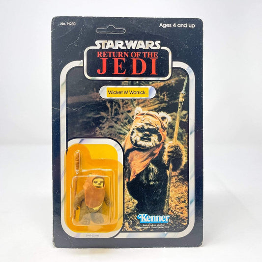 Vintage Kenner Canada Star Wars Toy Wicket Kenner ROTJ 77-back Kenner - Mint on Card