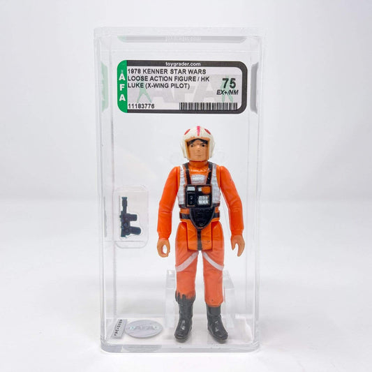 Vintage Kenner Star Wars LC Luke Skywalker X-Wing Pilot - Loose Graded AFA 75