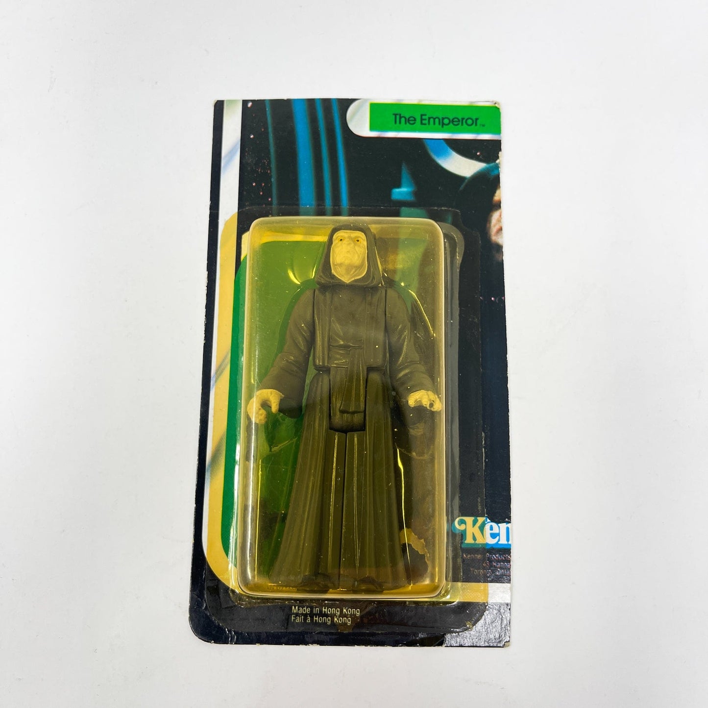 Vintage Kenner Star Wars MOC Emperor Cut Card ROTJ 77A Canadian - Mint on Card