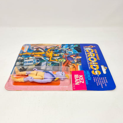 Vintage Kenner Star Wars MOC Kez Iban GLASSLITE DROIDS - Mint on Card