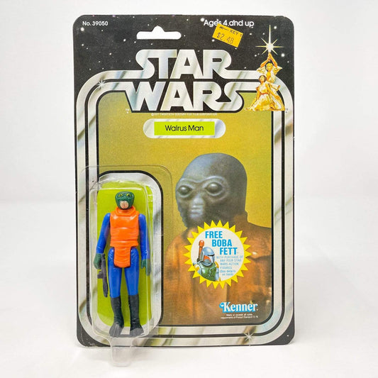 Vintage Kenner Star Wars MOC Walrusman Star Wars 20e-back Kenner - Mint on Card (cut bubble)