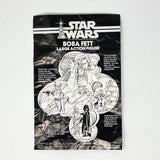Vintage Kenner Star Wars Paper ANH Boba Fett 12 inch Insert