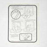 Vintage Kenner Star Wars Paper ESB Cloud City Playset Instructions - Kenner Canada