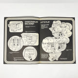 Vintage Kenner Star Wars Paper Radio Controlled Sandcrawler Instructions - C9