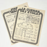 Vintage Kenner Star Wars Paper Star Wars Creature Cantina Instructions - Kenner Canada