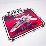 Vintage Kenner Star Wars Paper Swearingen Autographed X-Wing Box Front