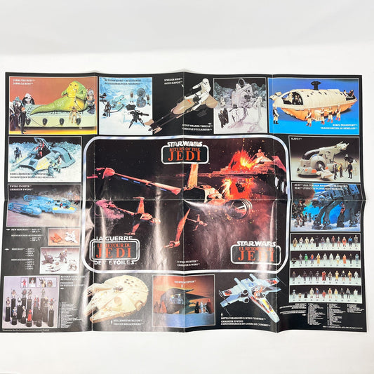 Vintage Kenner Star Wars Paper Tri-Logo Return of the Jedi Poster