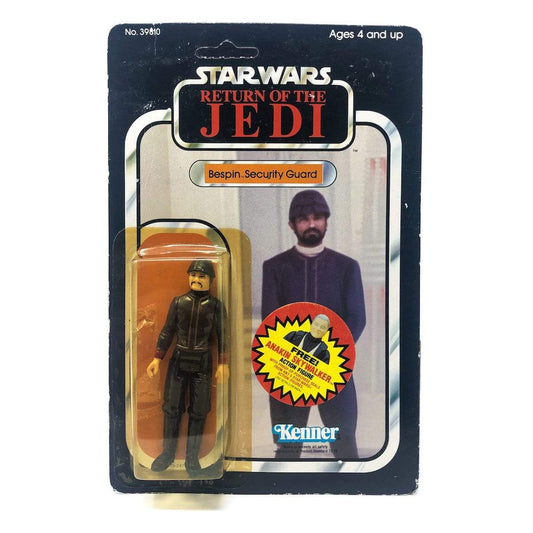 Vintage Kenner Star Wars Toy Bespin Guard (White) ROTJ 77B Back - Mint on Card