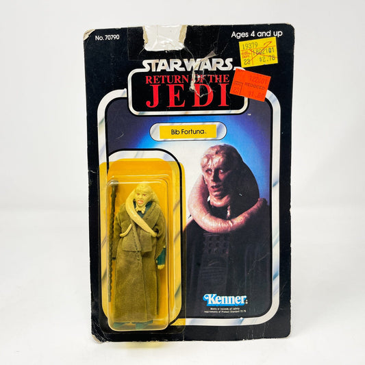Vintage Kenner Star Wars Toy Bib Fortuna ROTJ 77A-back - Mint on Card