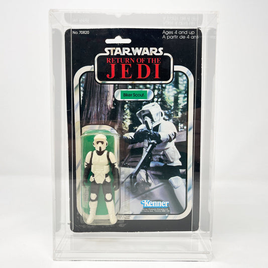 Vintage Kenner Star Wars Toy Biker Scout Canadian ROTJ 77-back