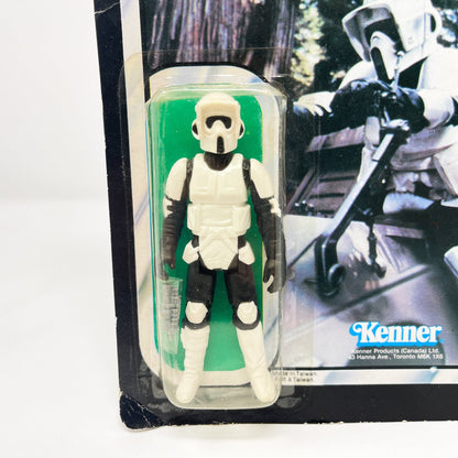 Vintage Kenner Star Wars Toy Biker Scout Canadian ROTJ 77-back