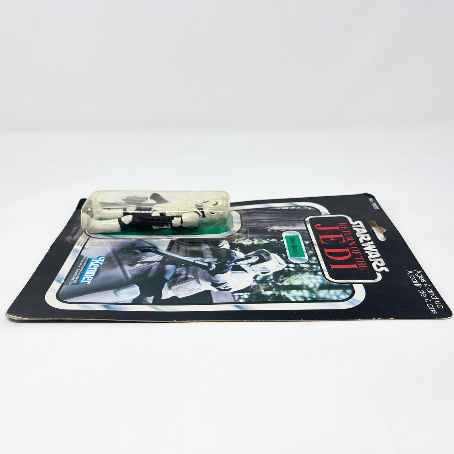 Vintage Kenner Star Wars Toy Biker Scout Canadian ROTJ 77-back