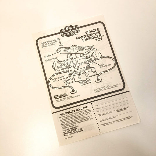 Mini-Rig Vehicle Maintenance Energizer Instructions - C9