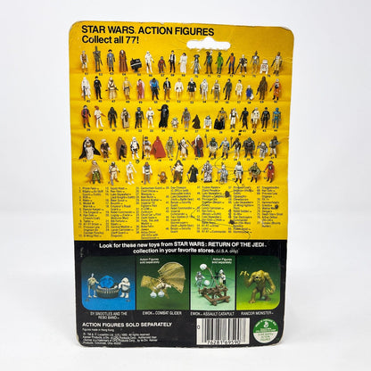 Vintage Kenner Star Wars Toy Yoda (Brown Snake) Kenner ROTJ 77-back - MOC