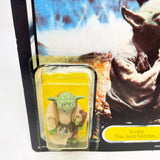Vintage Kenner Star Wars Toy Yoda (Brown Snake) MOC on Tri-Logo 79-back