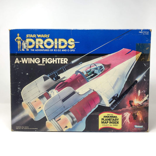 Vintage Kenner Star Wars Vehicle A-Wing - Mint Complete in Droids Box
