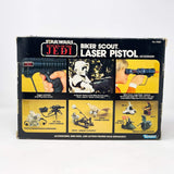Vintage Kenner Star Wars Vehicle Biker Scout Laser Pistol - Mint in ROTJ Box