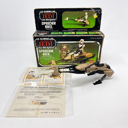 Vintage Kenner Star Wars Vehicle ROTJ Speeder Bike - Lily Ledi in Box
