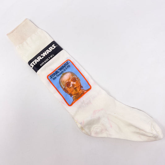 Vintage Kresge Star Wars Non-Toy C-3PO Socks (1977)