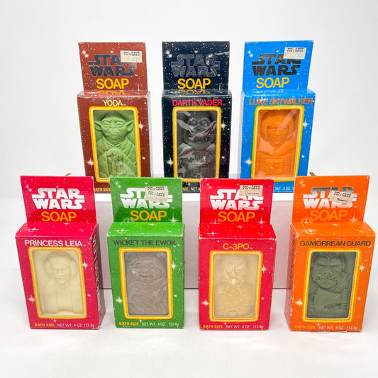 Vintage Omni Cosmetics Star Wars Non-Toy Omni Cosmetics Complete Set of 7 Soaps