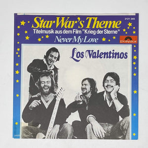 Vintage Polydor Star Wars Non-Toy Star Wars Theme Los Valentinos 7" Record - Germany (1986)