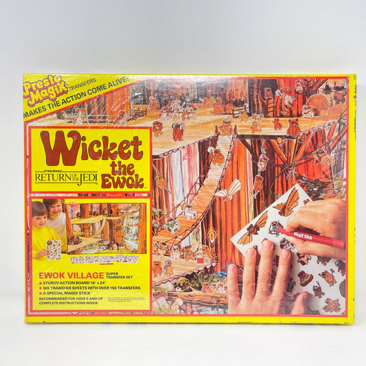 Vintage Presto Magix Star Wars Non-Toy Presto Magix Transfer Ewok Village Kit - Sealed