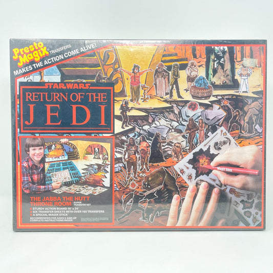 Vintage Presto Magix Star Wars Non-Toy Presto Magix Transfer Jabba's Throne Room Kit Sealed