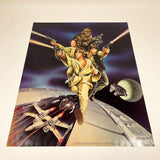Vintage Proctor & Gamble Star Wars Ads Luke, Leia, Han & Chewie - Overstock Dawn Promotional Poster (1978)