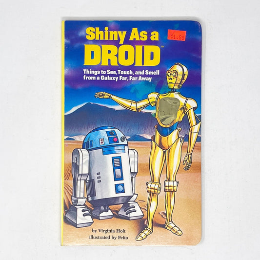 Vintage Random House Star Wars Non-Toy Shiny As A Droid - Touch & Feel Book (1986)