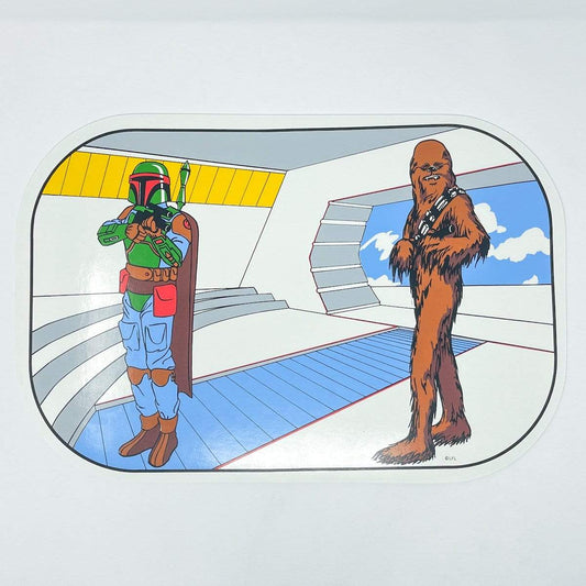 Vintage Sigma Star Wars Non-Toy Sigma Star Wars Place Mat - Chewbacca & Boba Fett (1982)