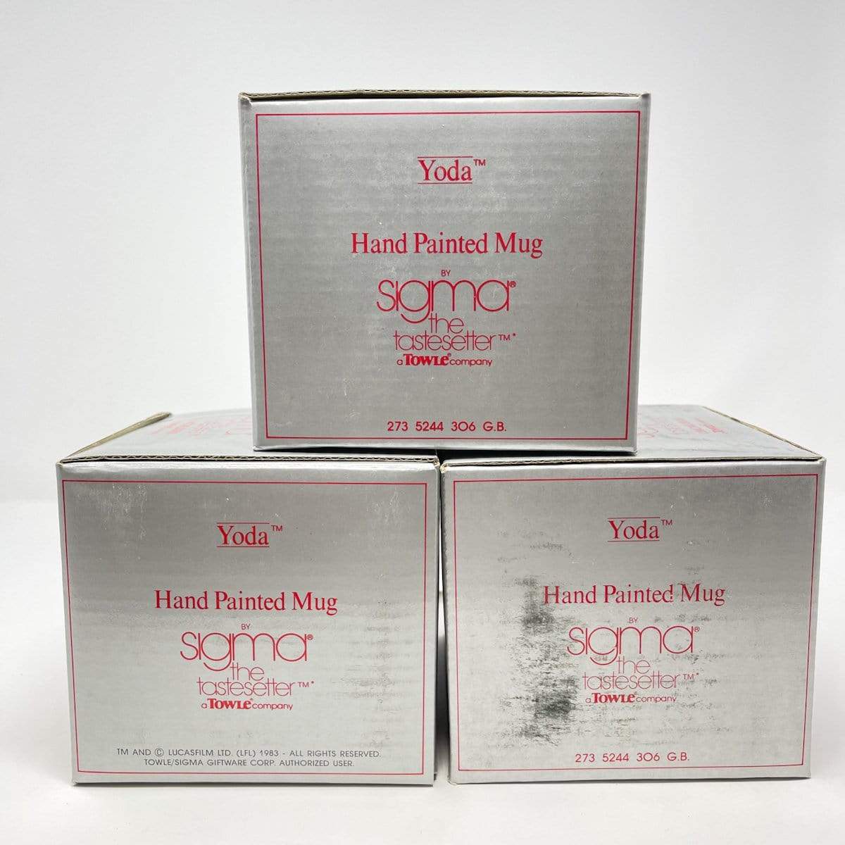 Vintage Sigma Star Wars Non-Toy Sigma Yoda Coffee Mug in Box (1983)