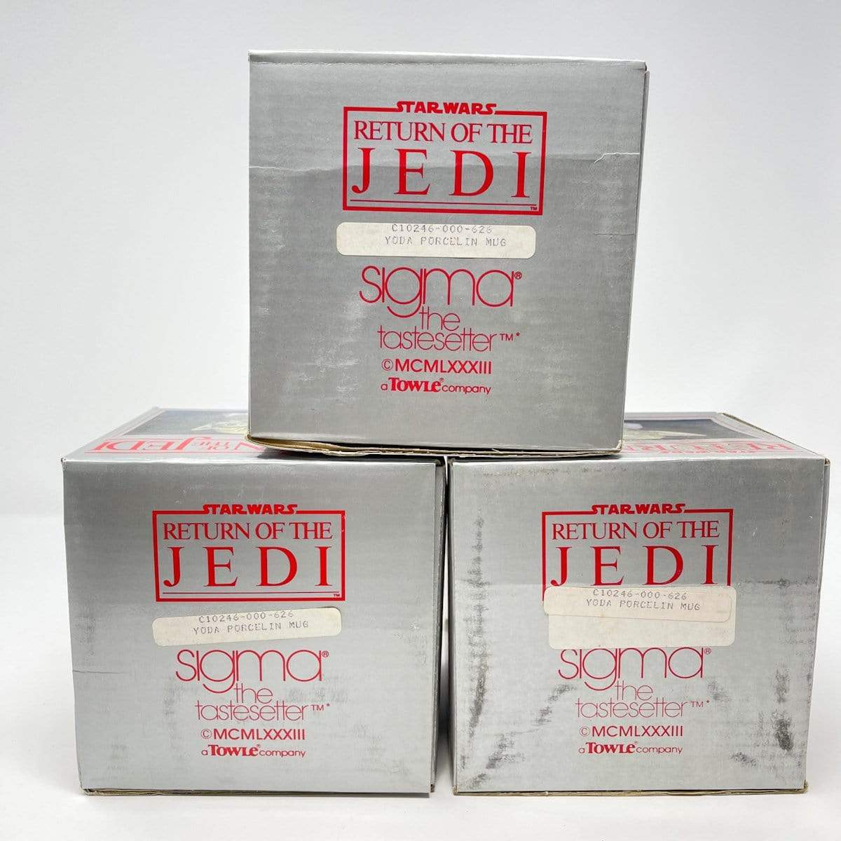 Vintage Sigma Star Wars Non-Toy Sigma Yoda Coffee Mug in Box (1983)