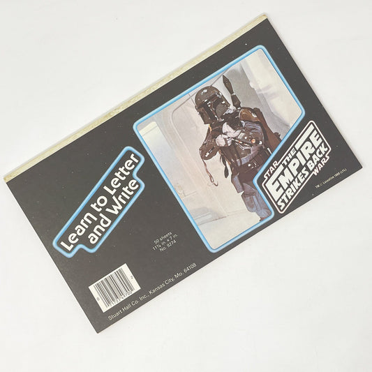 Vintage Stuart Hall Star Wars Non-Toy Boba Fett ESB Learn to Letter Notebook - Unused