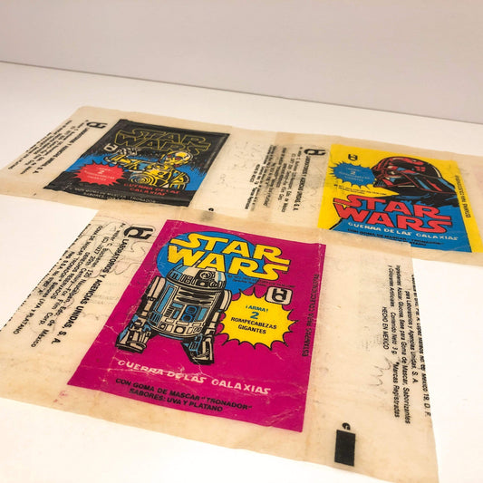 Mexican Guerra De Las Galaxias Star Wars Wax Packs