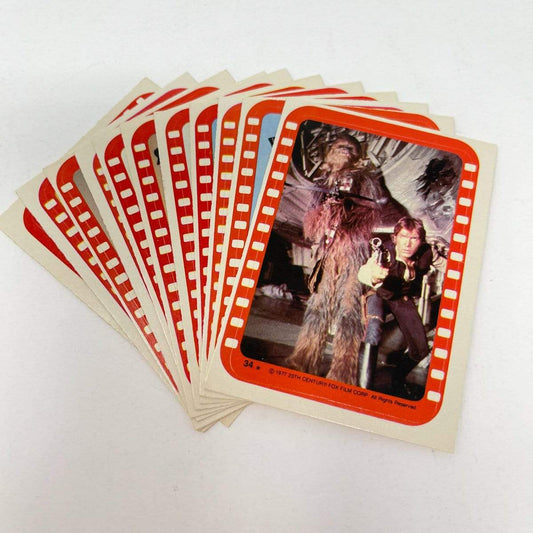 Vintage Topps Star Wars Trading Cards Star Wars Series 4 Sticker Set (Topps/OPC)