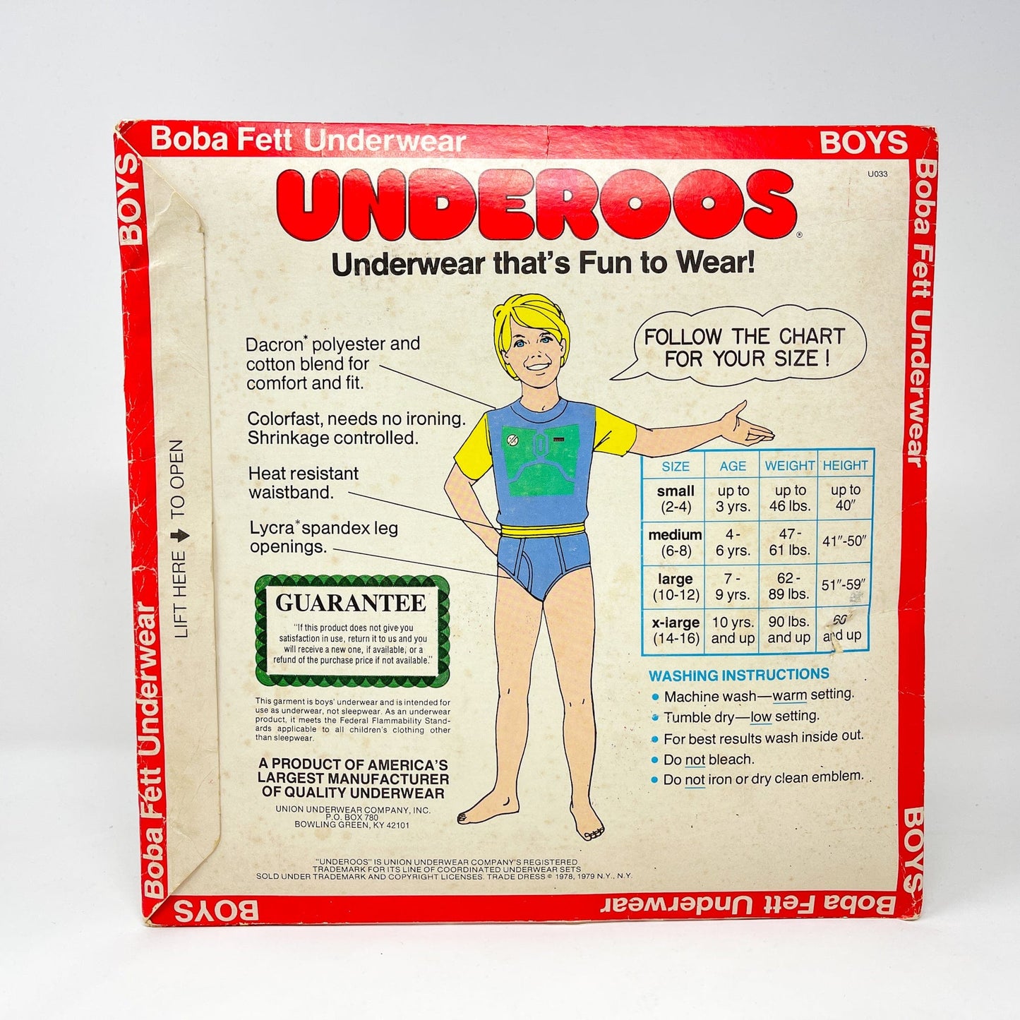 Vintage Underoos Star Wars Non-Toy Boba Fett Underoos - Sealed (1980)